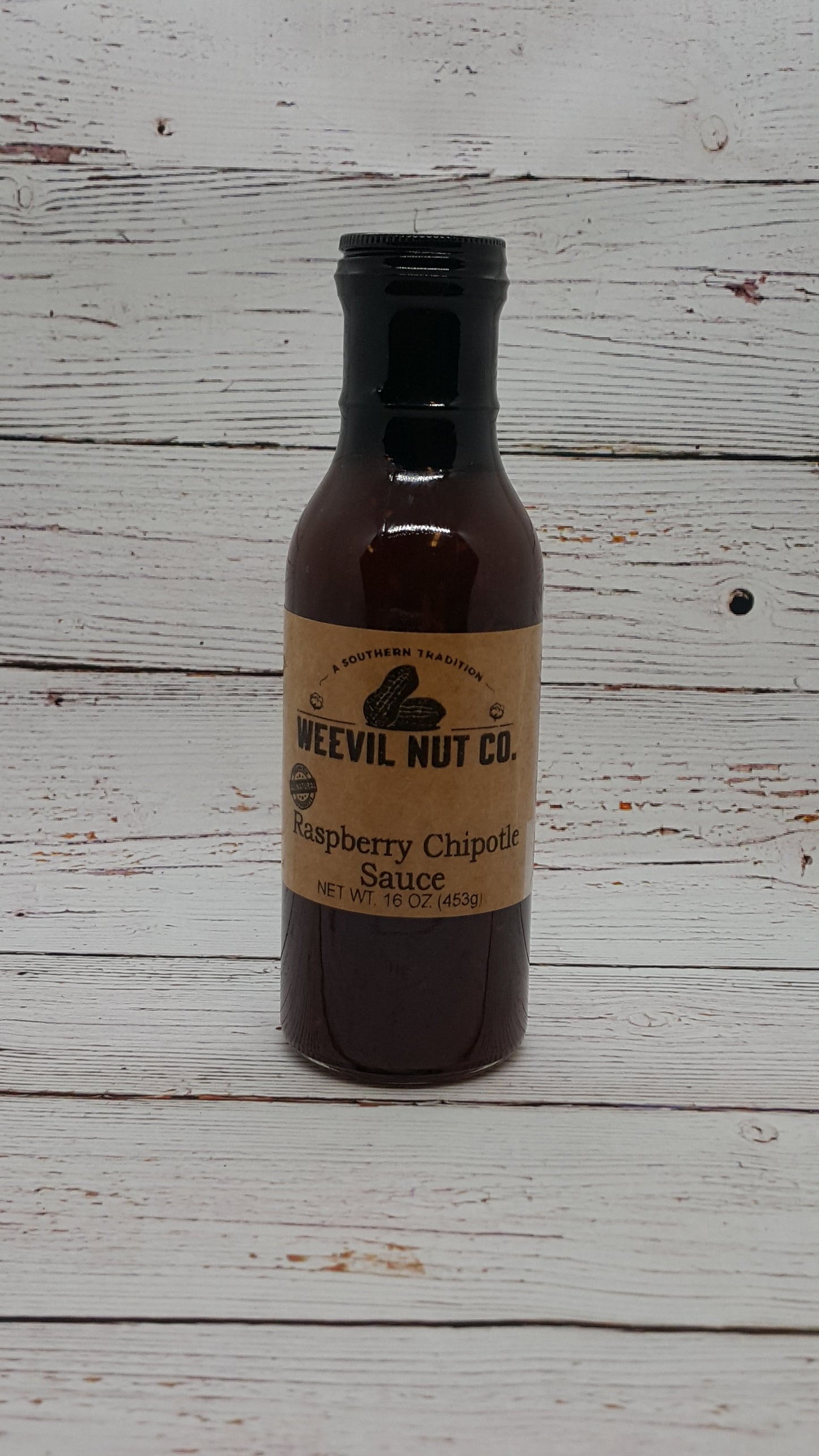 Weevil Nut Raspberry Chipotle Gourmet Sauce (12oz)