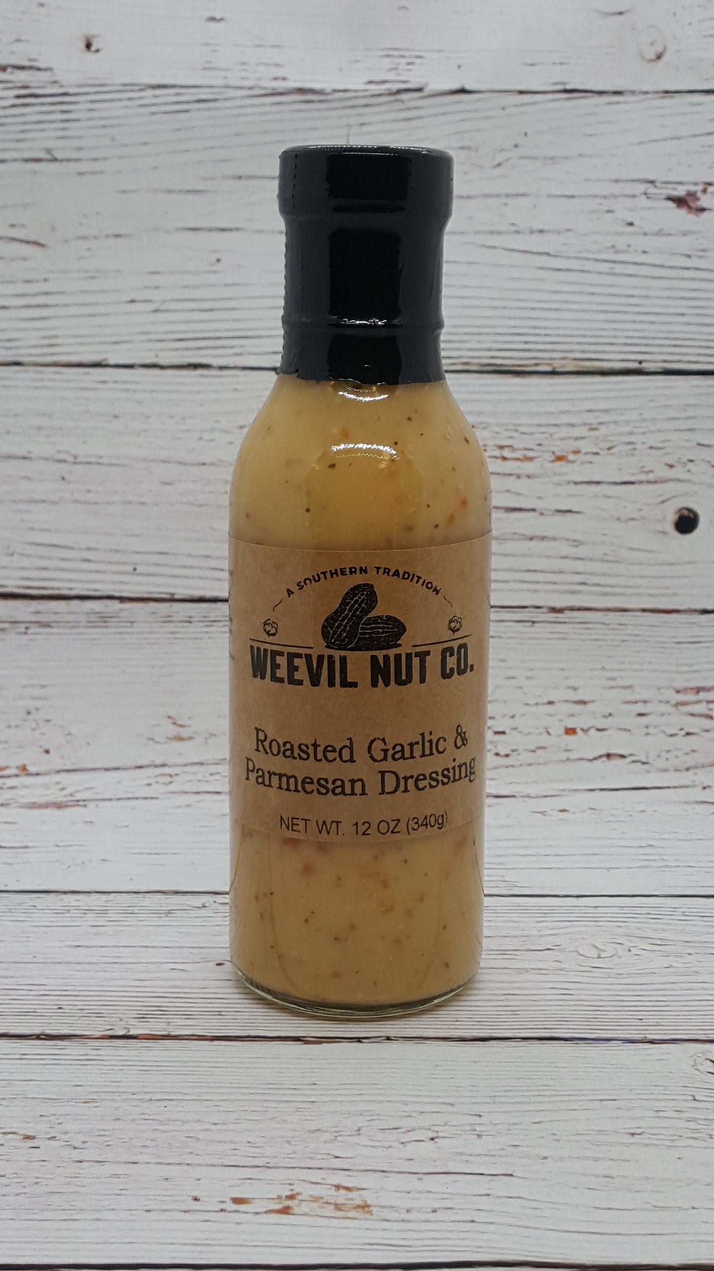 Weevil Nut Roasted Garlic & Parmesan Gourmet Dressing (12oz)