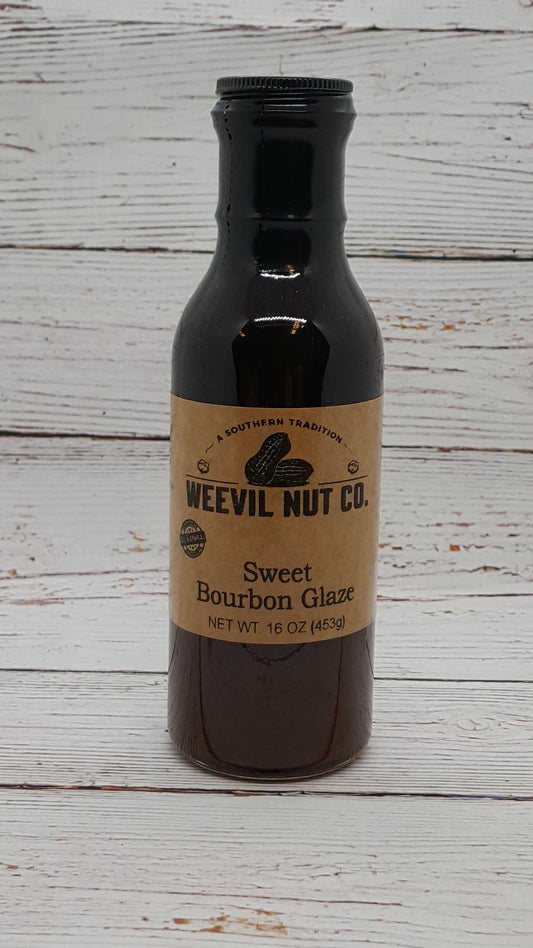 Weevil Nut Sweet Bourbon Glaze Gourmet Sauce (12oz)