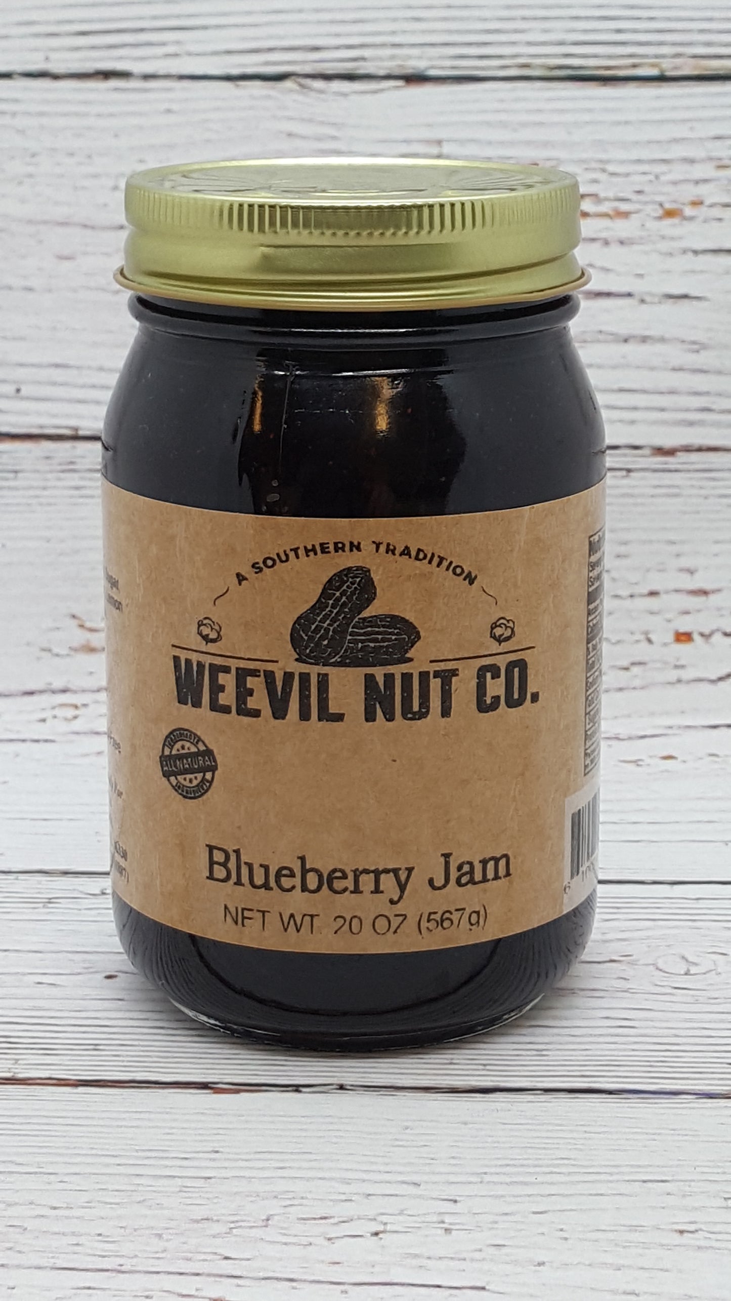 Weevil Gourmet Blueberry Jam (20oz)