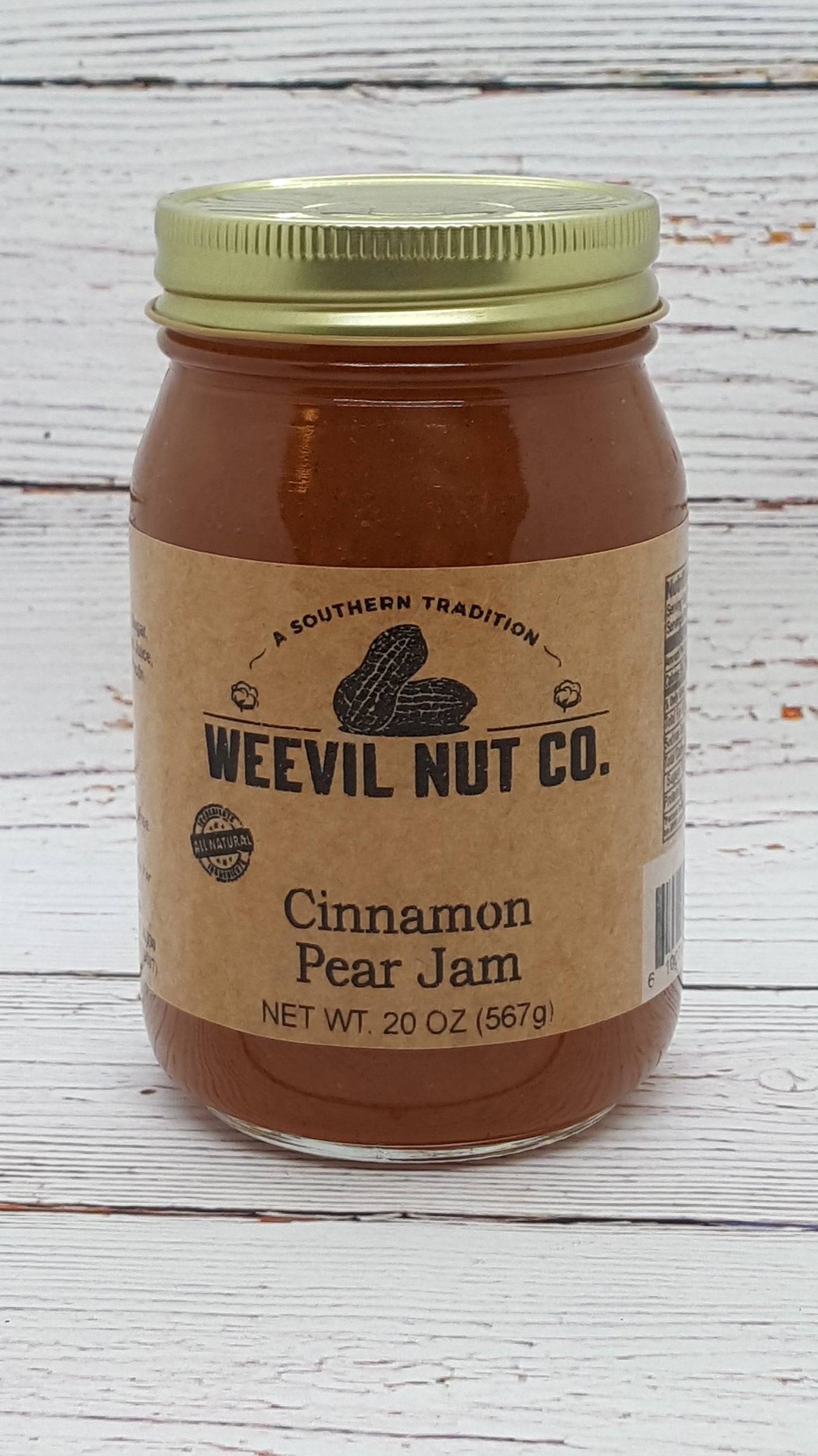 Weevil Gourmet Cinnamon Pear Jam (20oz)