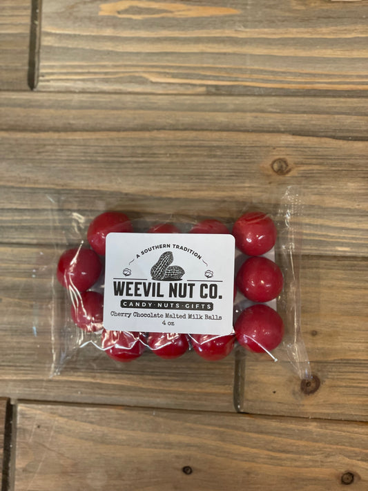Cherry Malted Milk Balls 4 oz