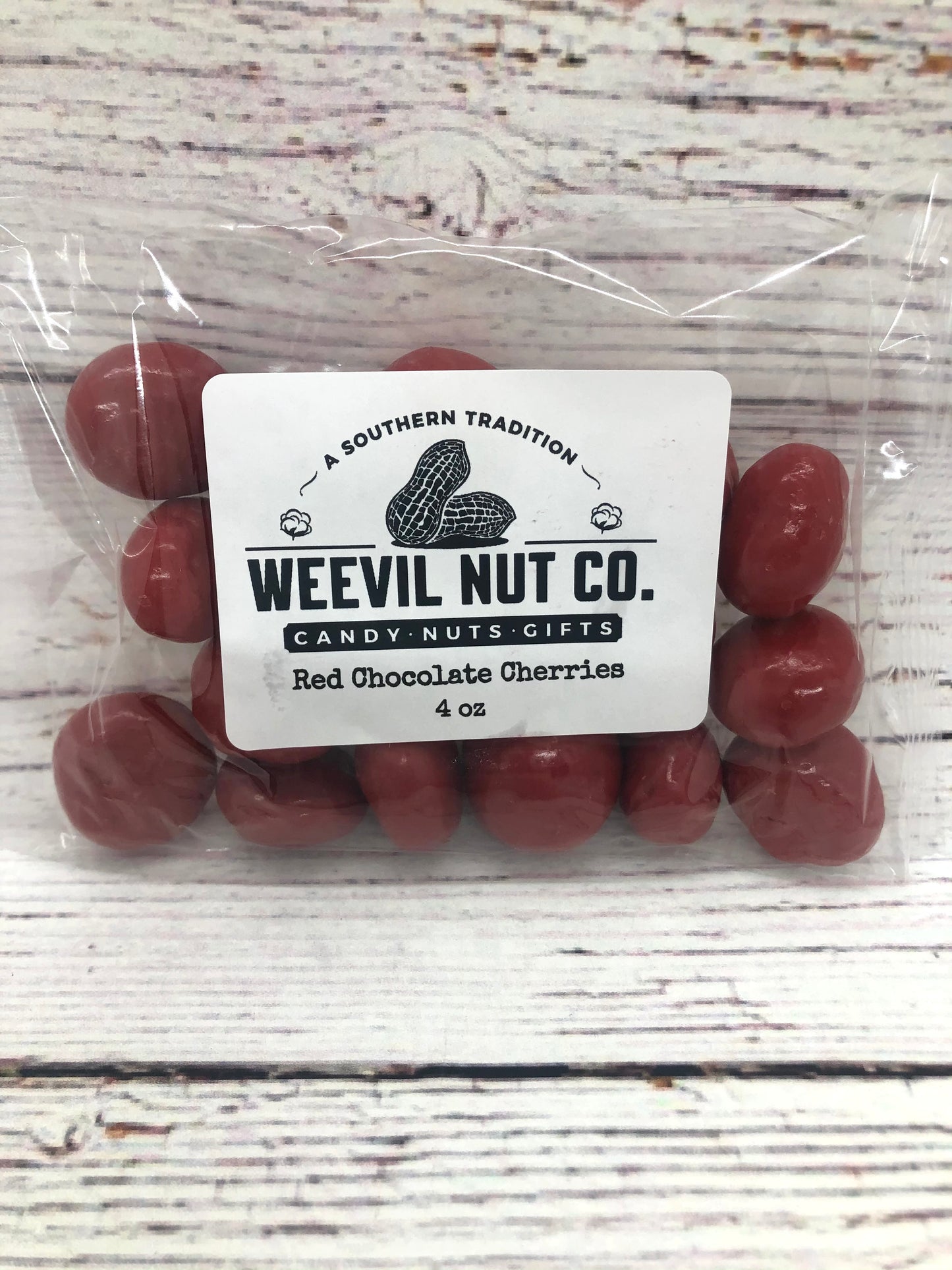 Red Chocolate Cherries 4 oz