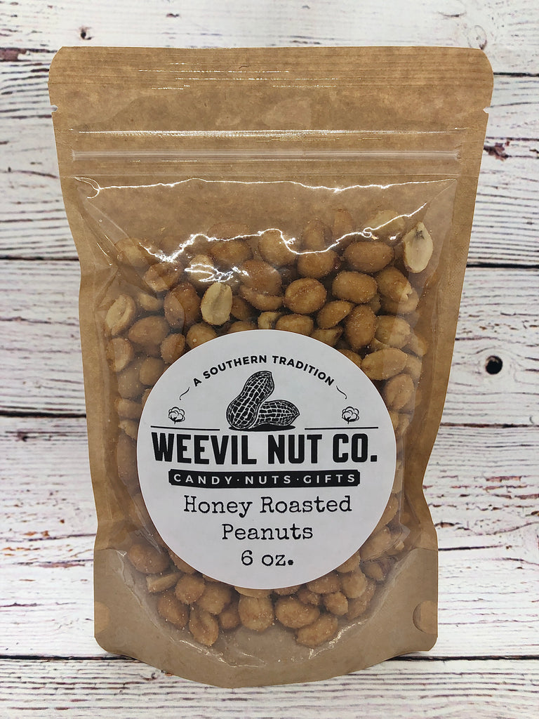 Honey Roasted Peanuts – Weevil Nut Company