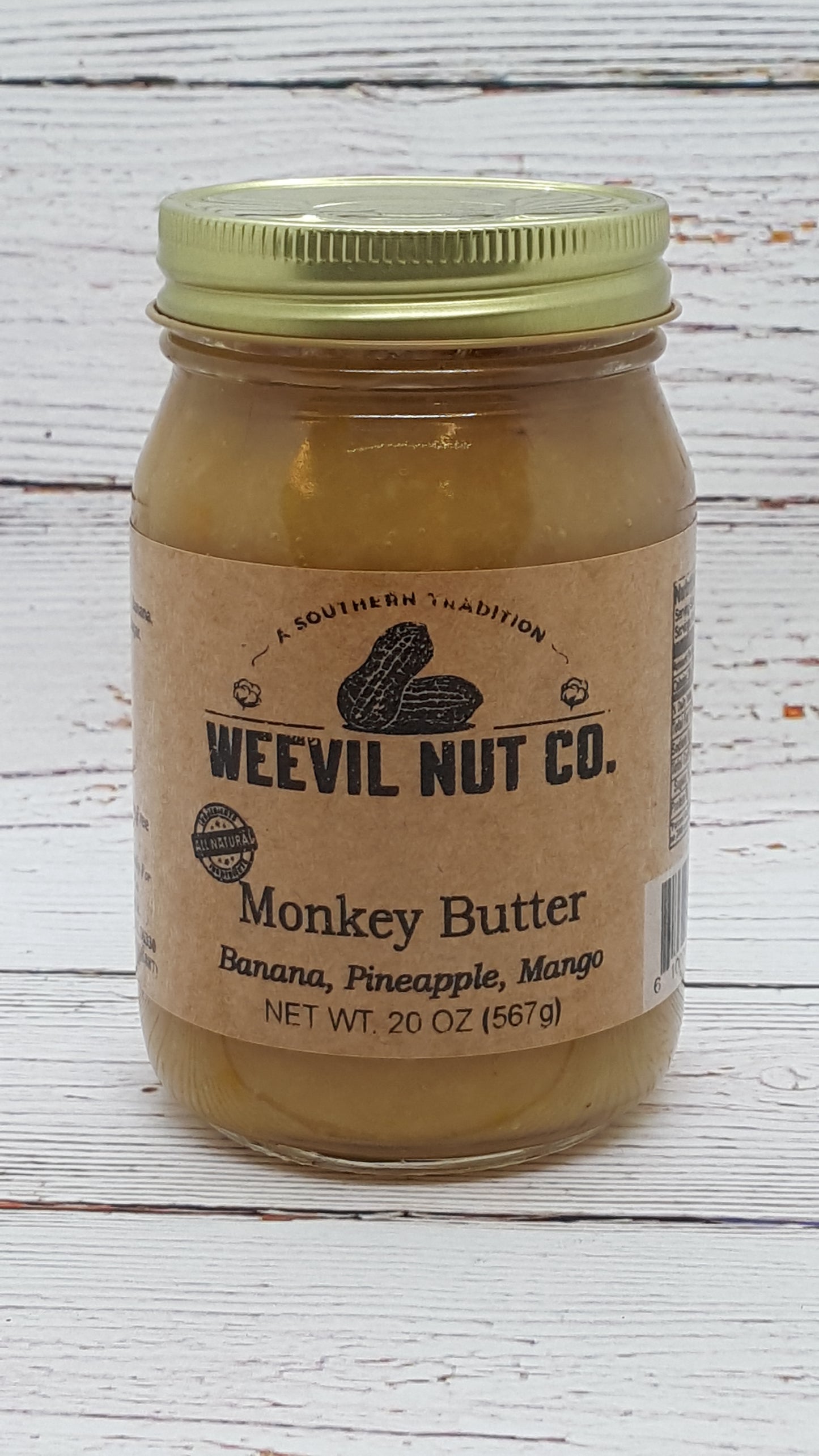 Weevil Gourmet Monkey Butter (20oz)