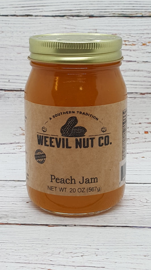 Weevil Gourmet Peach Jam (20oz)